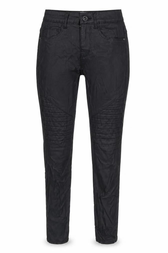 Only Womens Black Polyester Blend Trousers Size S L28 in Regular Zip