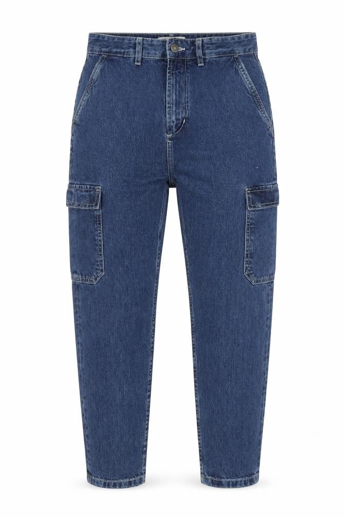 Pull&Bear Womens Blue Cotton Mom Jeans Size 10 L25 in Relaxed Button - Pockets