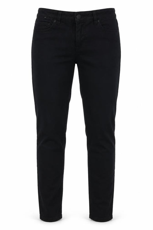 Next Womens Black Cotton Skinny Jeans Size 12 L28 in Slim Button