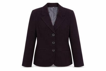 EWM Womens Purple Jacket Blazer Size 10 Button - Vintage