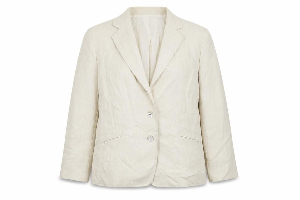 Marcona Womens Ivory Jacket Blazer Size 18 Button