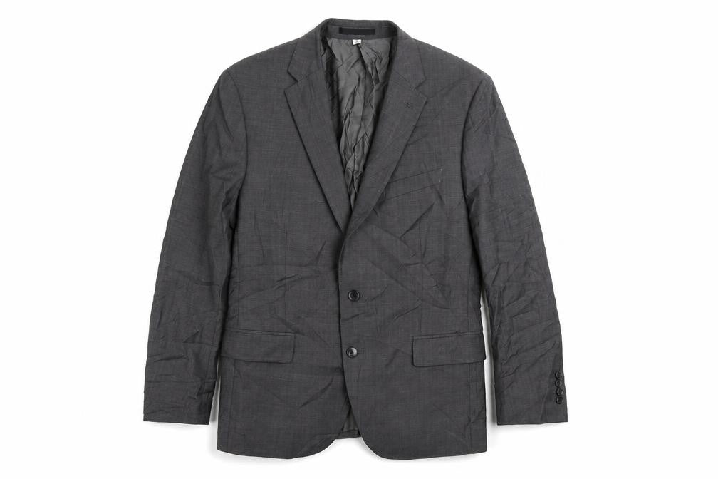 Marks & Spencer Mens Grey Wool Jacket Suit Jacket Size 42 Regular