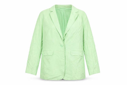 Marks & Spencer Womens Green Jacket Blazer Size 16 Button