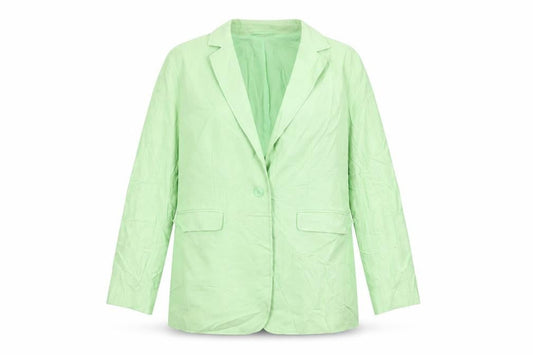 Marks & Spencer Womens Green Jacket Blazer Size 16 Button