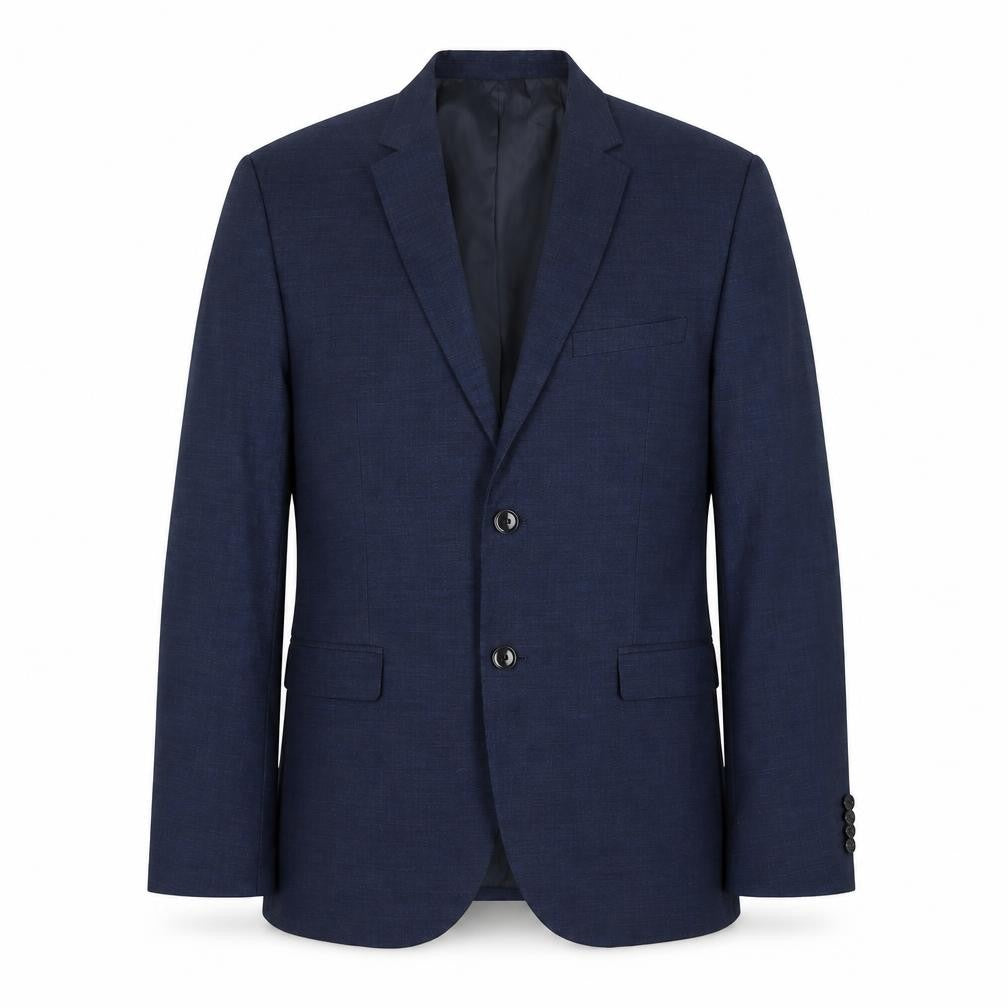 H&M Mens Blue Polyester Jacket Suit Jacket Size 42 Regular