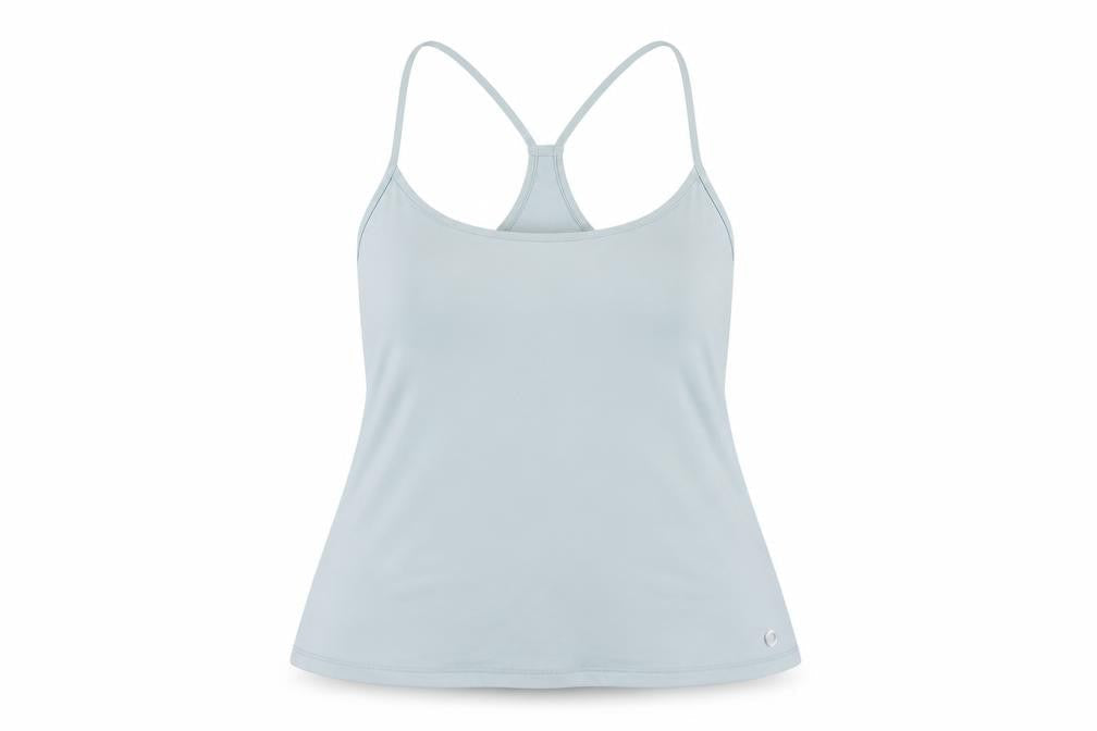 Goodmove Womens Green Polyester Camisole T-Shirt Size 18 Scoop Neck Pullover