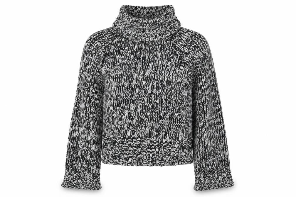 H&M Womens Black Roll Neck Acrylic Pullover Jumper Size S