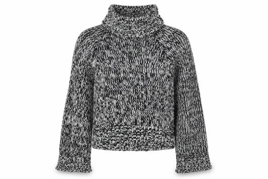H&M Womens Black Roll Neck Acrylic Pullover Jumper Size S