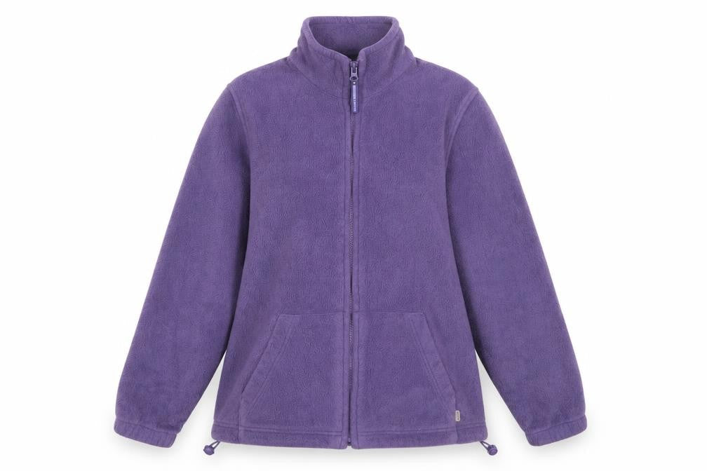 Maine New England Womens Purple Jacket Size 12 Zip - Zip Pockets