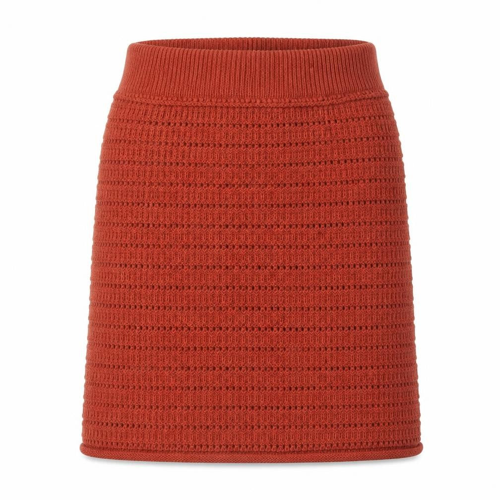 ASOS Womens Brown Acrylic A-Line Skirt Size 6