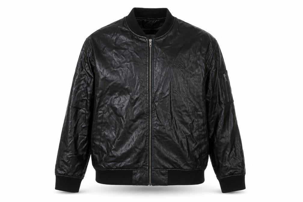 threadfast Mens Black Jacket Size XL Zip - Embroidered