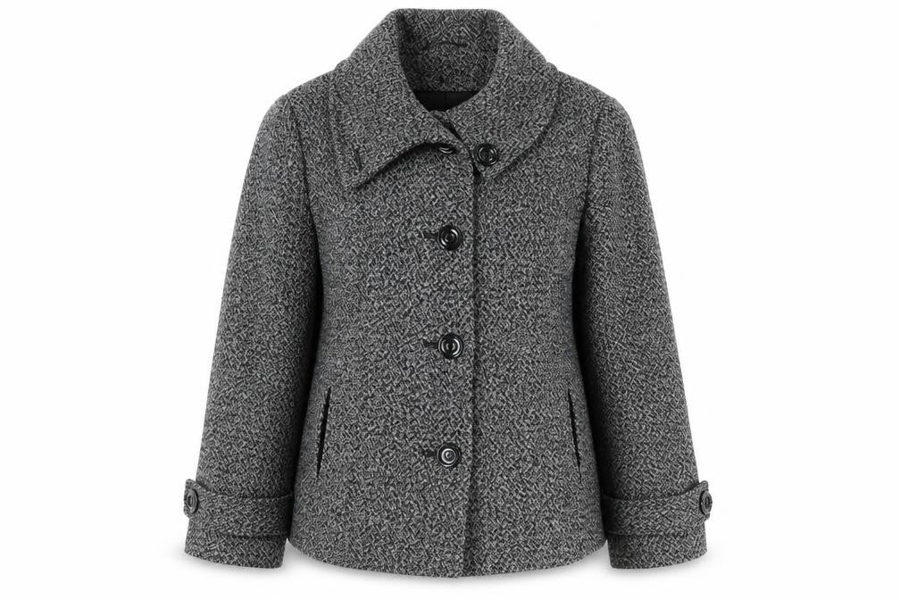 Debenhams Womens Grey Jacket Size 14 Button