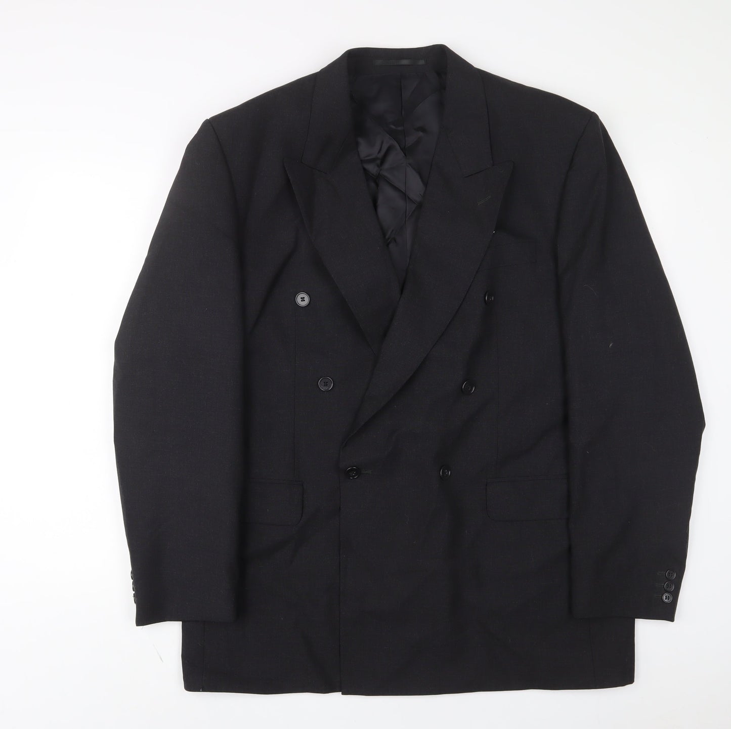 Cambridge Mens Grey Wool Jacket Suit Jacket Size 42 Regular - Inside pockets