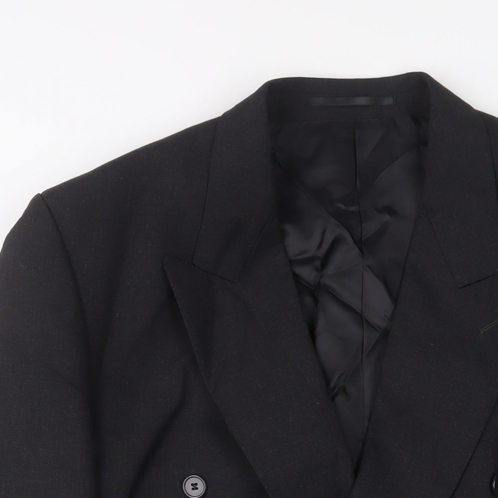 Cambridge Mens Grey Wool Jacket Suit Jacket Size 42 Regular - Inside pockets