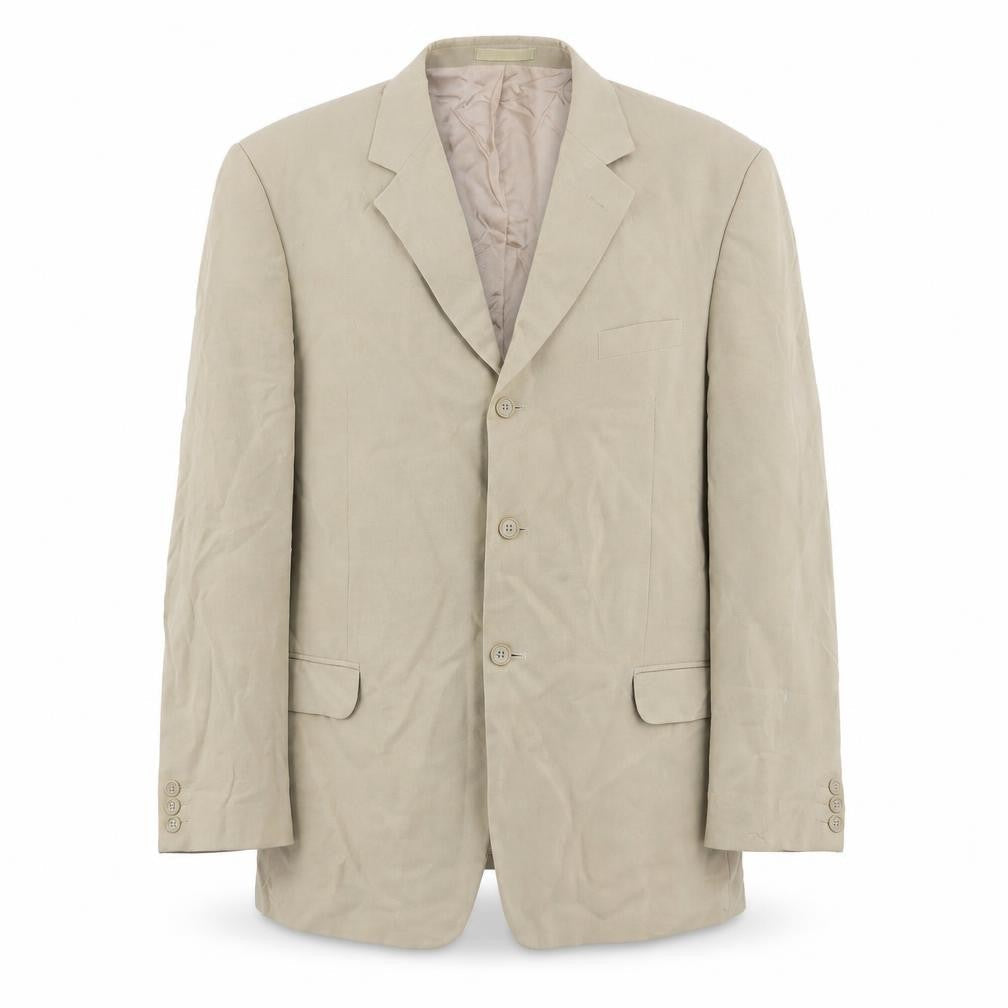 Maine Mens Beige Lyocell Jacket Suit Jacket Size 46 Regular