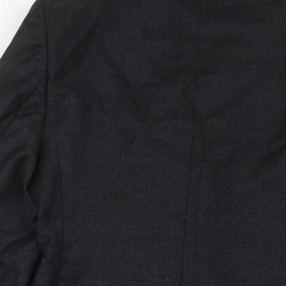 Marks & Spencer Womens Grey Jacket Size 10 Button