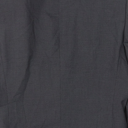 Next Mens Grey Polyester Jacket Suit Jacket Size 36 Regular