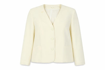 Debenhams Womens Ivory Jacket Size 18 Button