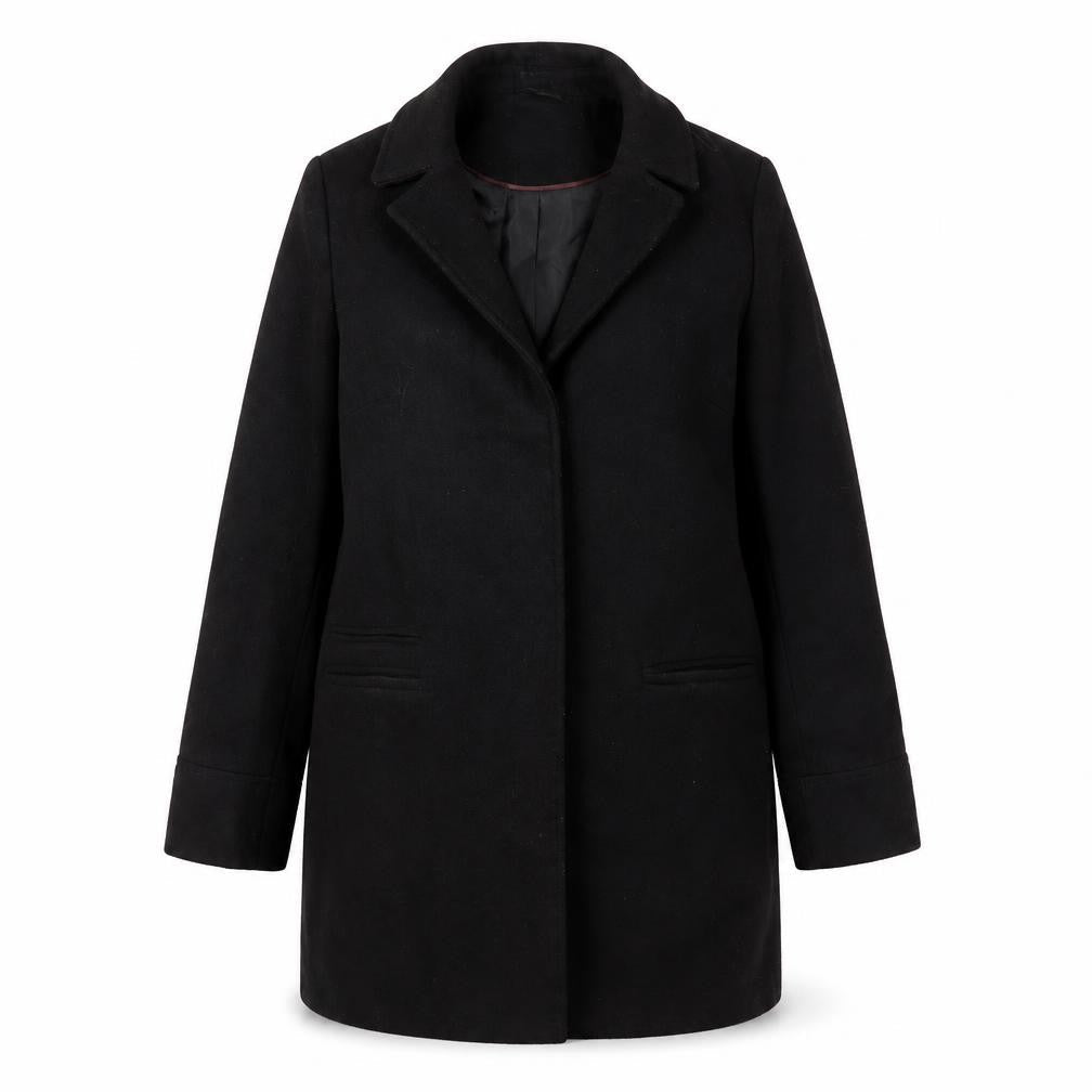 Topshop Womens Black Jacket Size 6 Zip