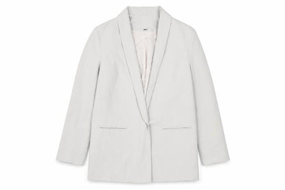 Topshop Womens Grey Jacket Blazer Size 8 Button