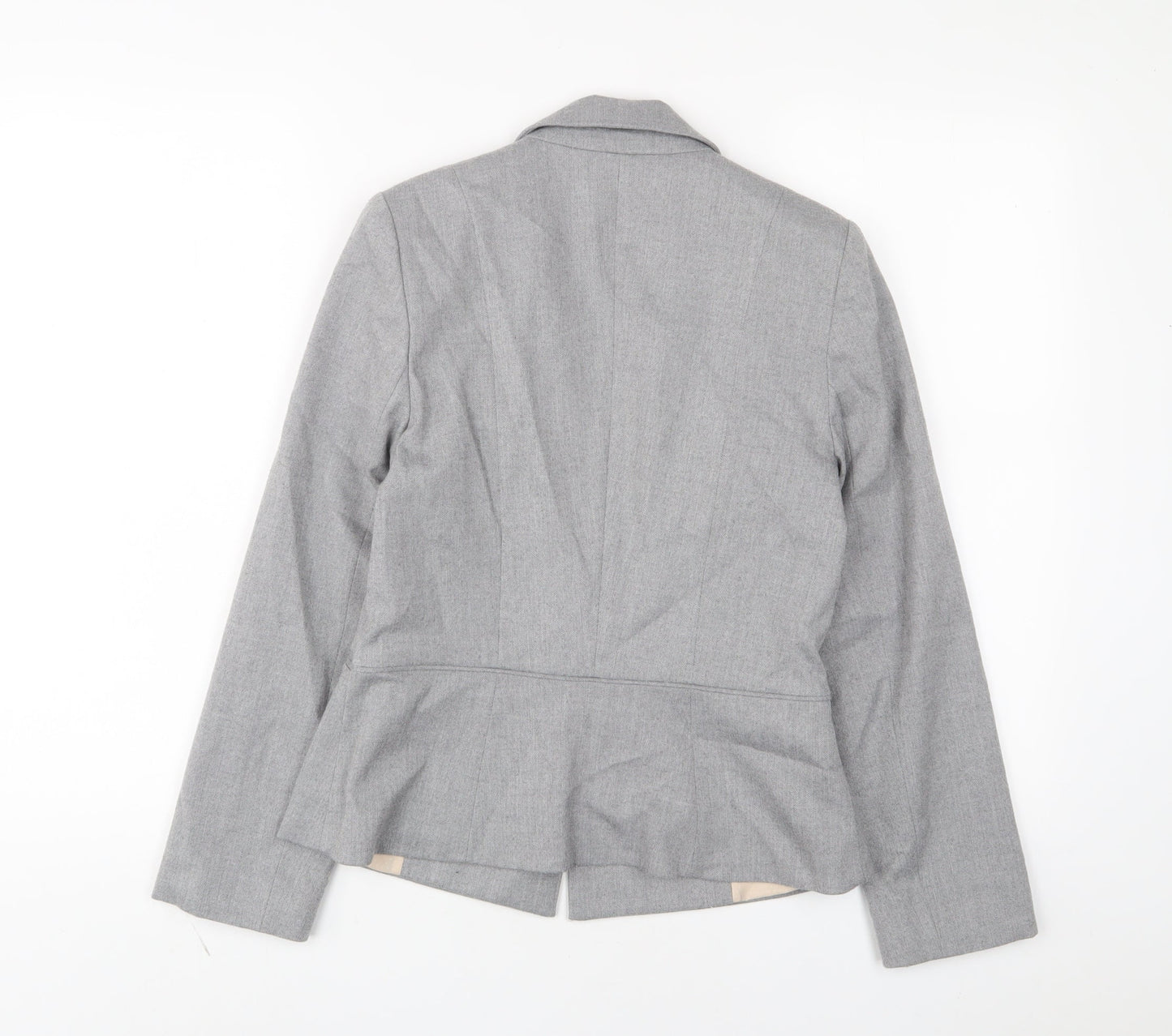 Oasis Womens Grey Jacket Blazer Size 8 Button