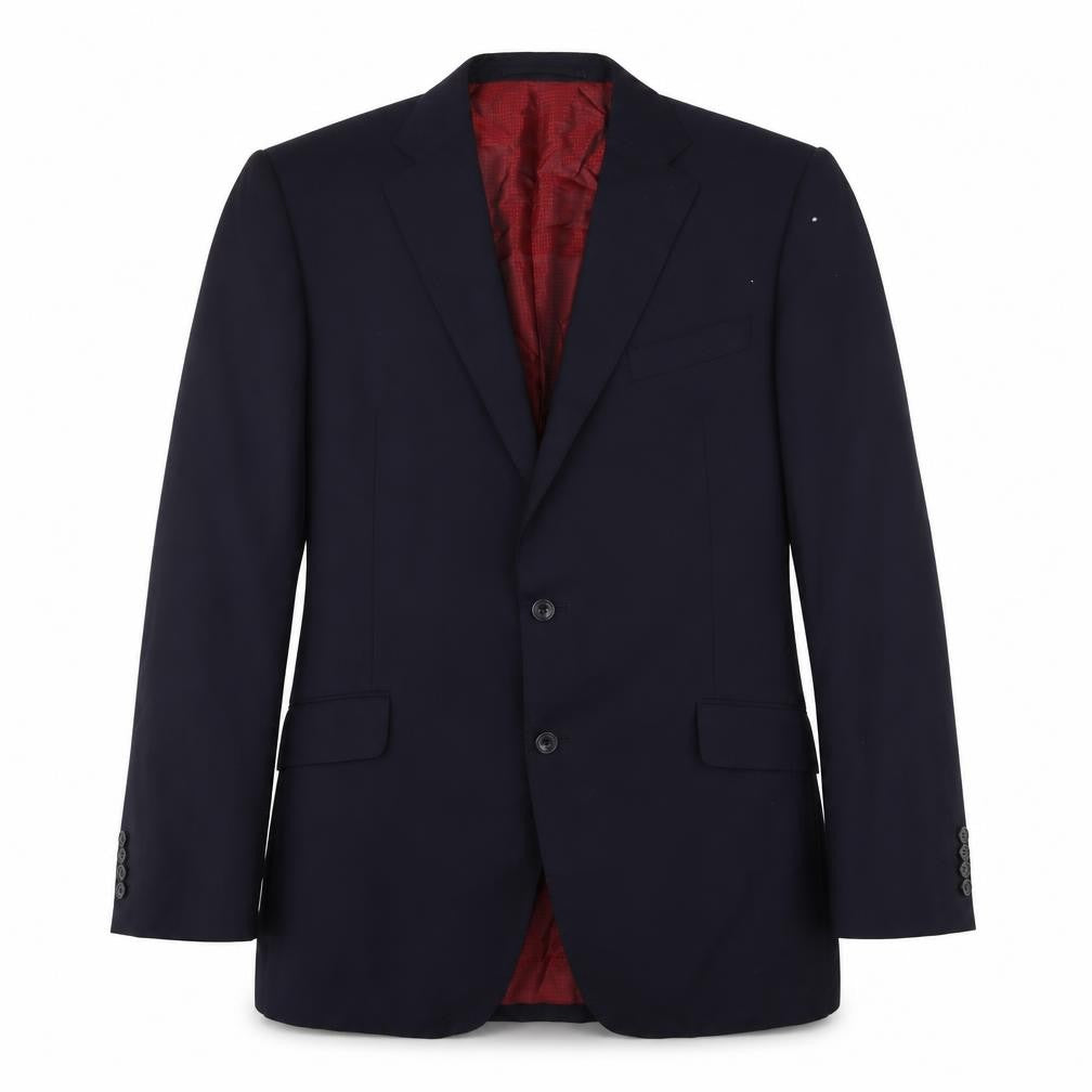 Marks & Spencer Mens Blue Wool Jacket Suit Jacket Size 42 Regular