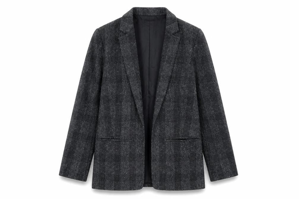 Topshop Womens Grey Jacket Blazer Size 8 - Open