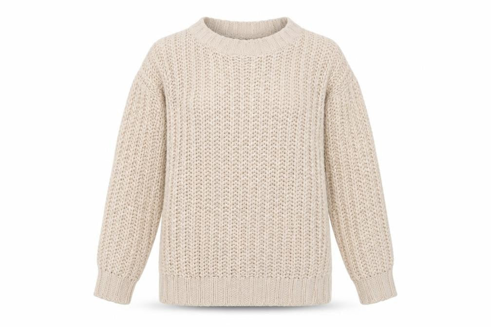 H&M Womens Pink Crew Neck Acrylic Pullover Jumper Size S