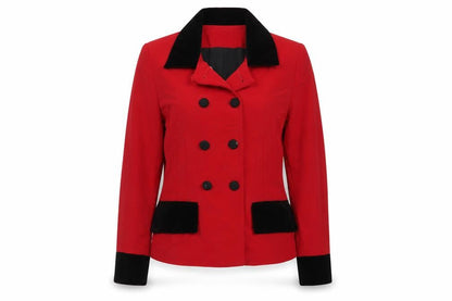 Michael Ambers Womens Red Jacket Size 10 Button