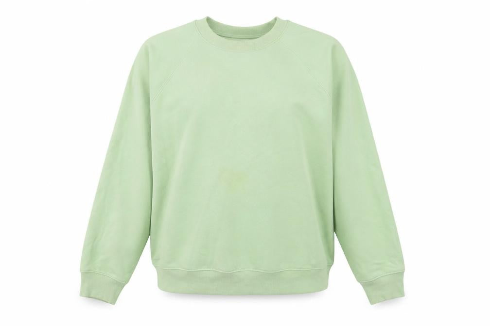 H&M Womens Green Cotton Pullover Sweatshirt Size S Pullover