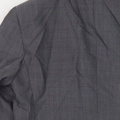 Next Mens Grey Wool Jacket Suit Jacket Size 40 Regular
