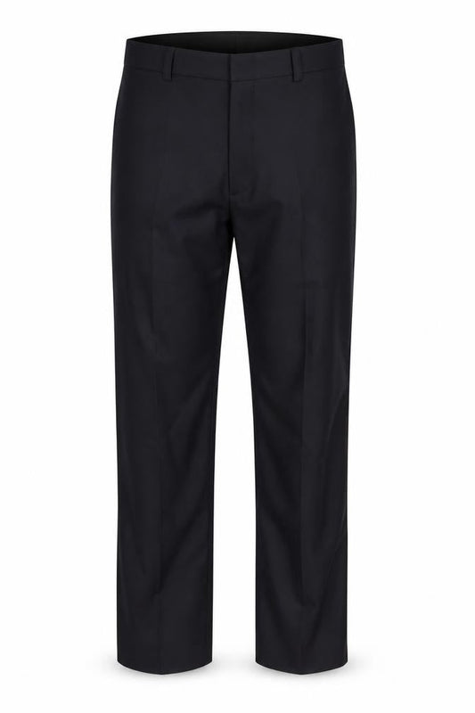 Next Mens Grey Polyester Trousers Size 34 in L29 in Regular Button