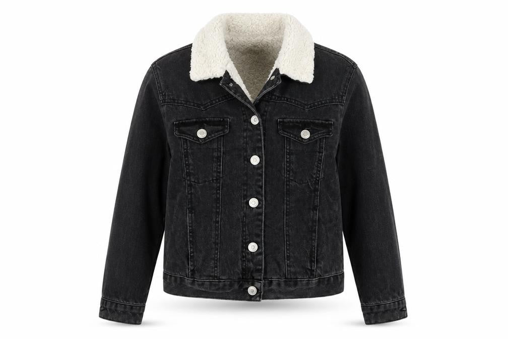 Topshop Womens Grey Jacket Size 4 Button