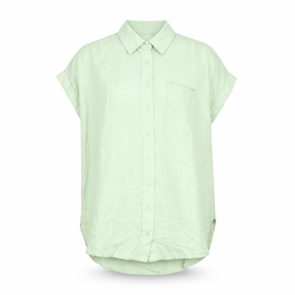 NEXT Womens Green Viscose Basic Button-Up Size M Collared