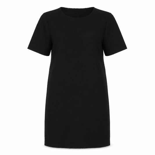 Dorothy Perkins Womens Black Polyester T-Shirt Dress Size 14 Round Neck Pullover