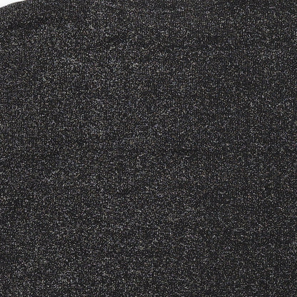 Divided by H&M Womens Black Polyester Basic Blouse Size S Round Neck