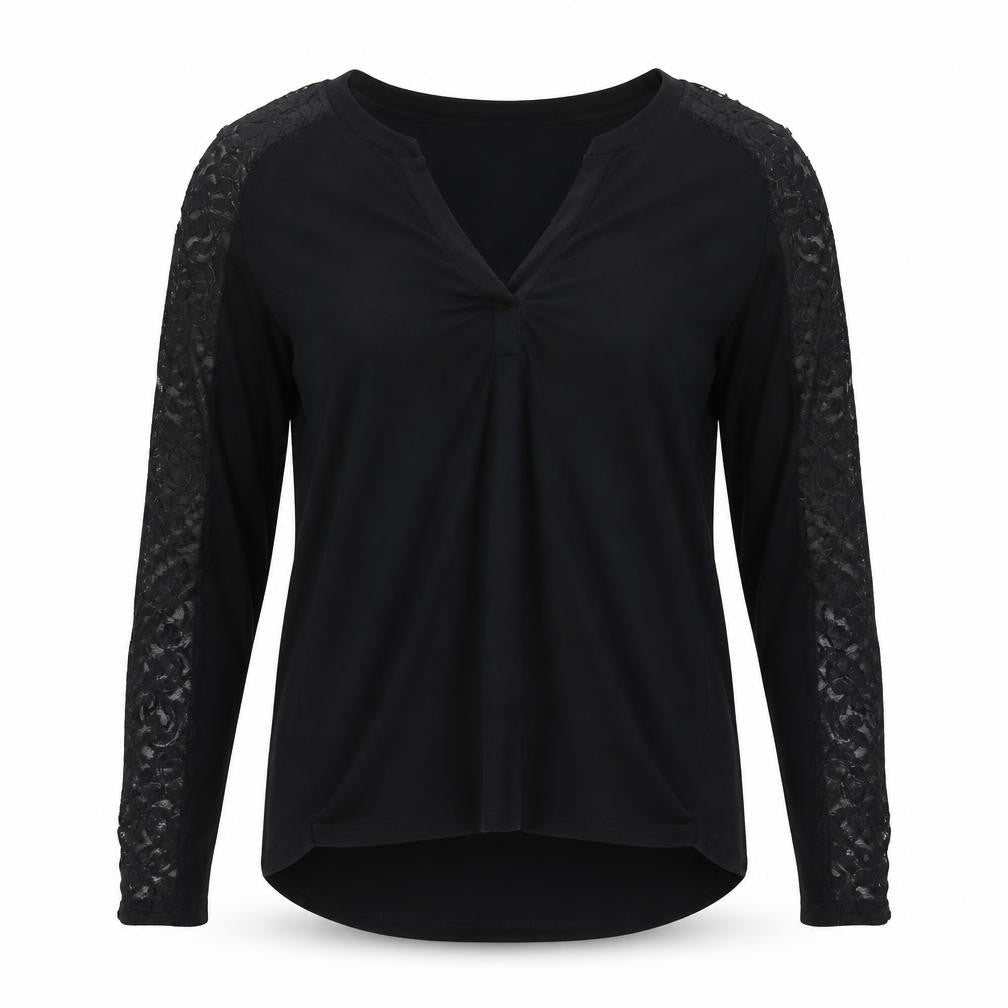 NEXT Womens Black Viscose Basic Blouse Size 6 V-Neck