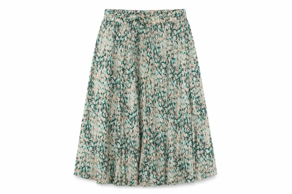 H&M Womens Multicoloured Geometric Polyester Maxi Skirt Size L Tie
