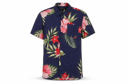 Broken Standard Womens Multicoloured Floral Cotton Basic Button-Up Size M Collared