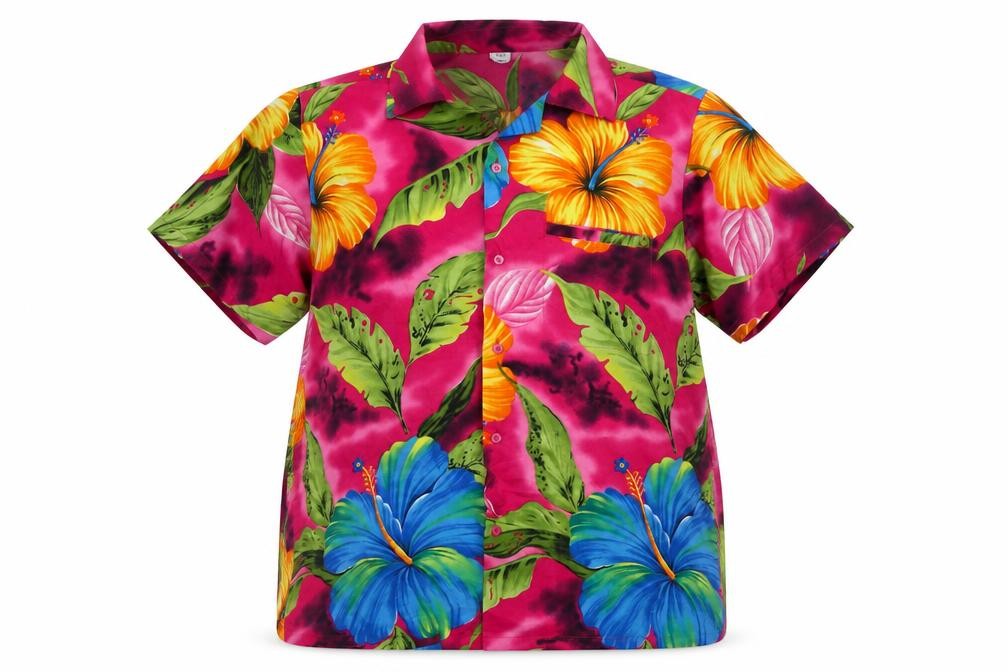 VHO Womens Multicoloured Floral Polyester Basic Button-Up Size L V-Neck