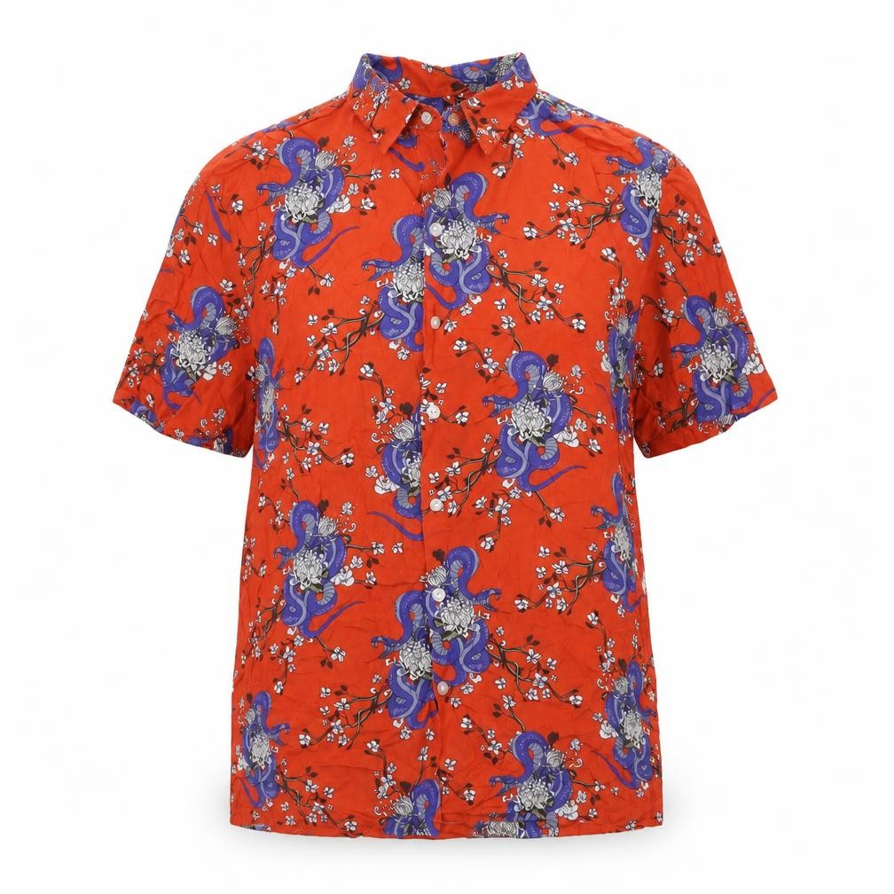 Casual Shirt Company Womens Multicoloured Floral Viscose Basic Button-Up Size M Collared