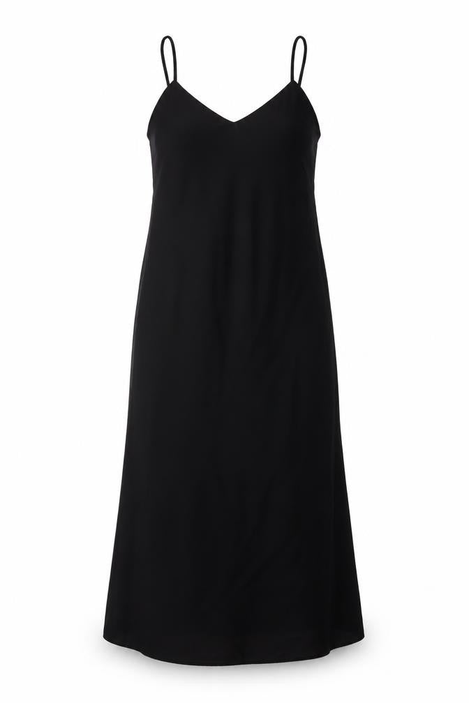 Mango Womens Black Polyester Maxi Size S V-Neck Zip