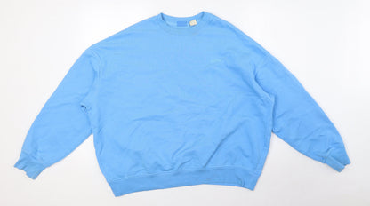 Levi's Mens Blue Cotton Pullover Sweatshirt Size M