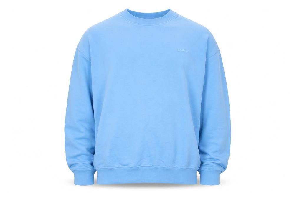 Levi's Mens Blue Cotton Pullover Sweatshirt Size M