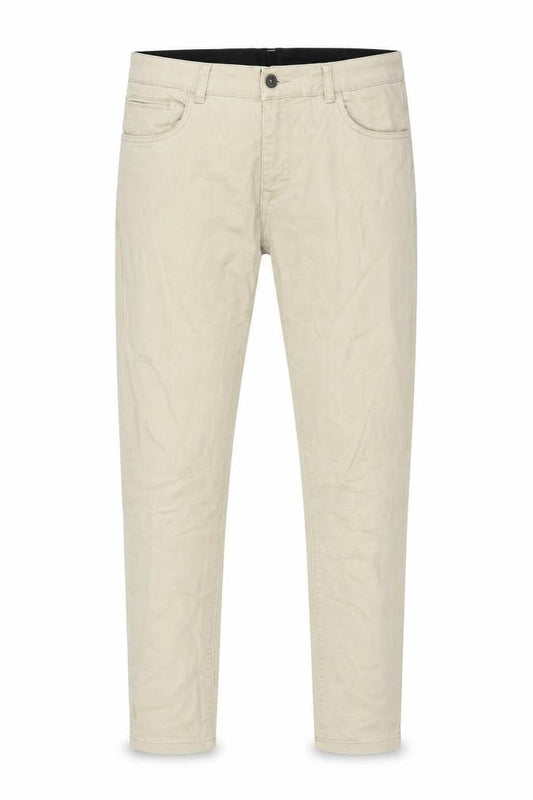 ASOS Mens Beige Cotton Straight Jeans Size 32 in L31 in Regular Button