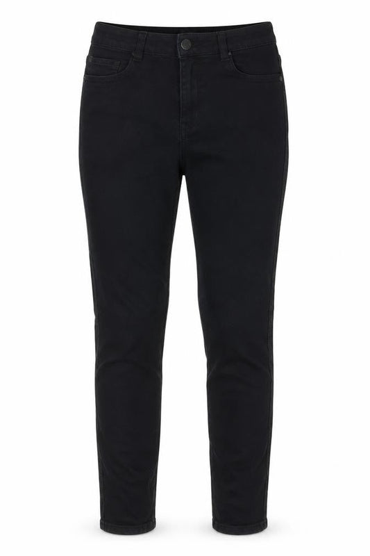 Next Womens Black Cotton Skinny Jeans Size 12 L28 in Regular Button