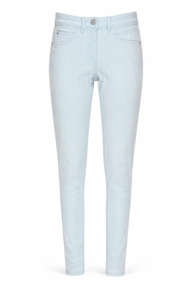 George Womens Blue Cotton Blend Tapered Jeans Size XS L31.5 in Regular Zip