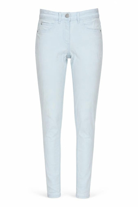 George Womens Blue Cotton Blend Tapered Jeans Size XS L31.5 in Regular Zip