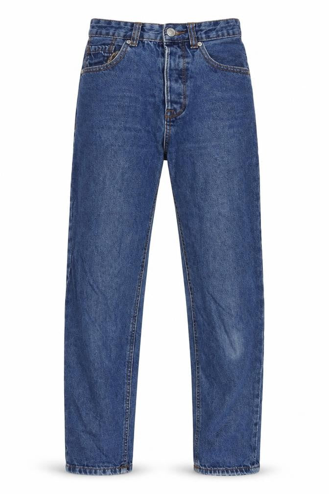 Sradivarios Womens Blue Cotton Straight Jeans Size 8 L26 in Regular Zip