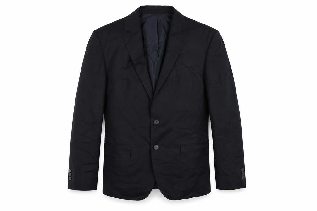 Marks & Spencer Mens Blue Polyester Jacket Suit Jacket Size 42 Regular
